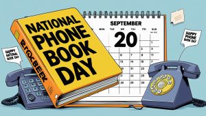 National Phone Book Day September 20